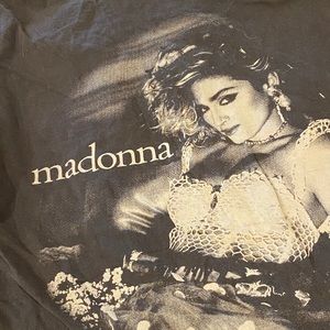 Madonna Tee deconstruct off shoulder
